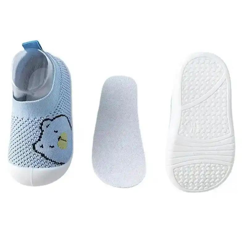 Breathable Soft Bottom Neutral Baby Socks - Non Slip Baby Shoe Socks