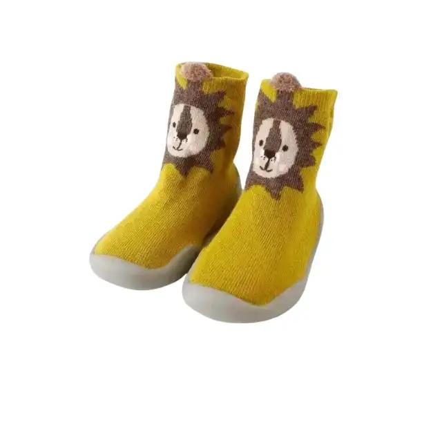 Animal Pattern - Non slip Baby Shoe Socks