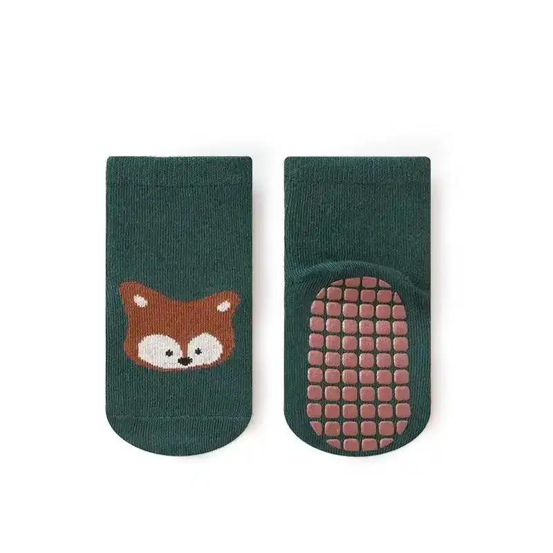 Dotted Sole Non Slip Baby Socks - Multicolor Baby Socks For New Walkers - Non Slip Baby Grip Socks - Babysocks