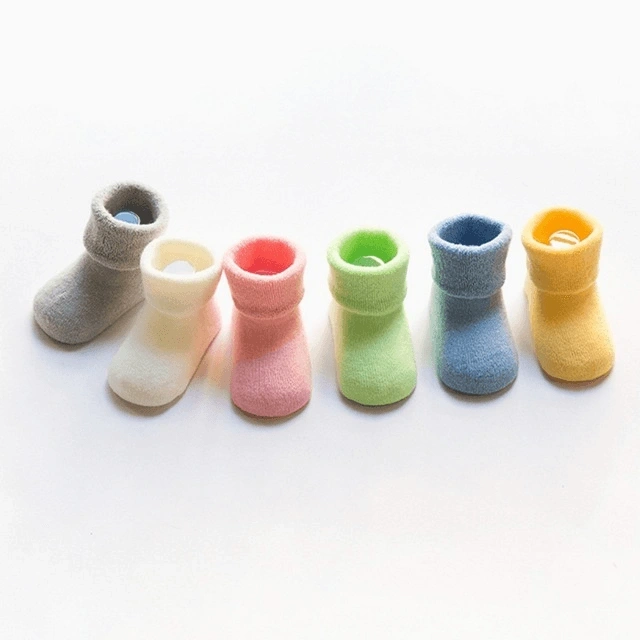 Full Glue Bottom Colorful Breathable Baby Socks - Non Slip Baby Socks